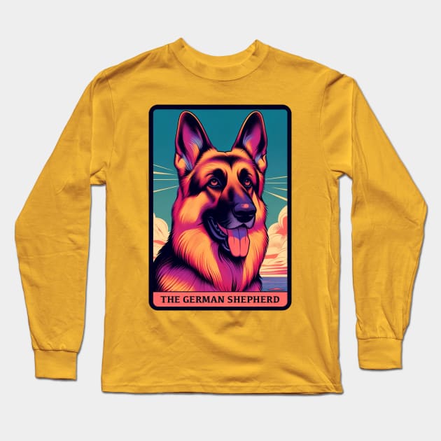 The German Shepherd Long Sleeve T-Shirt by L.C. Tarot